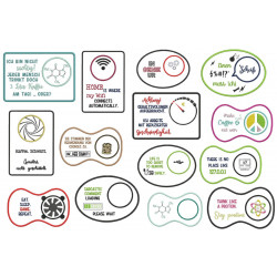 Stickserie ITH - Mug Rug Set Geek